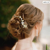 Impression Pearl Beads Hairpins Golden Metal (Pack of 12)